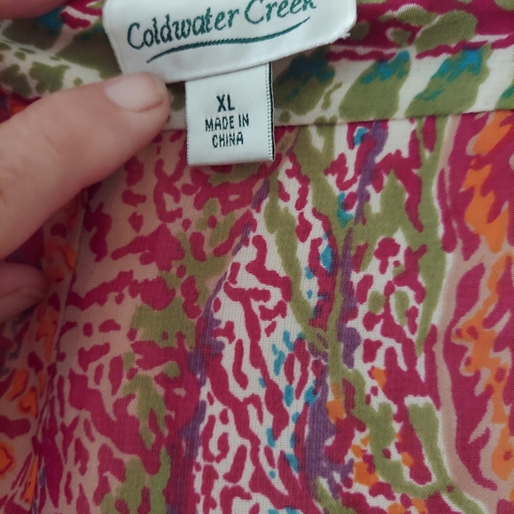 Coldwater Creek Colorful Palazzo Pants - Picture 3 of 6